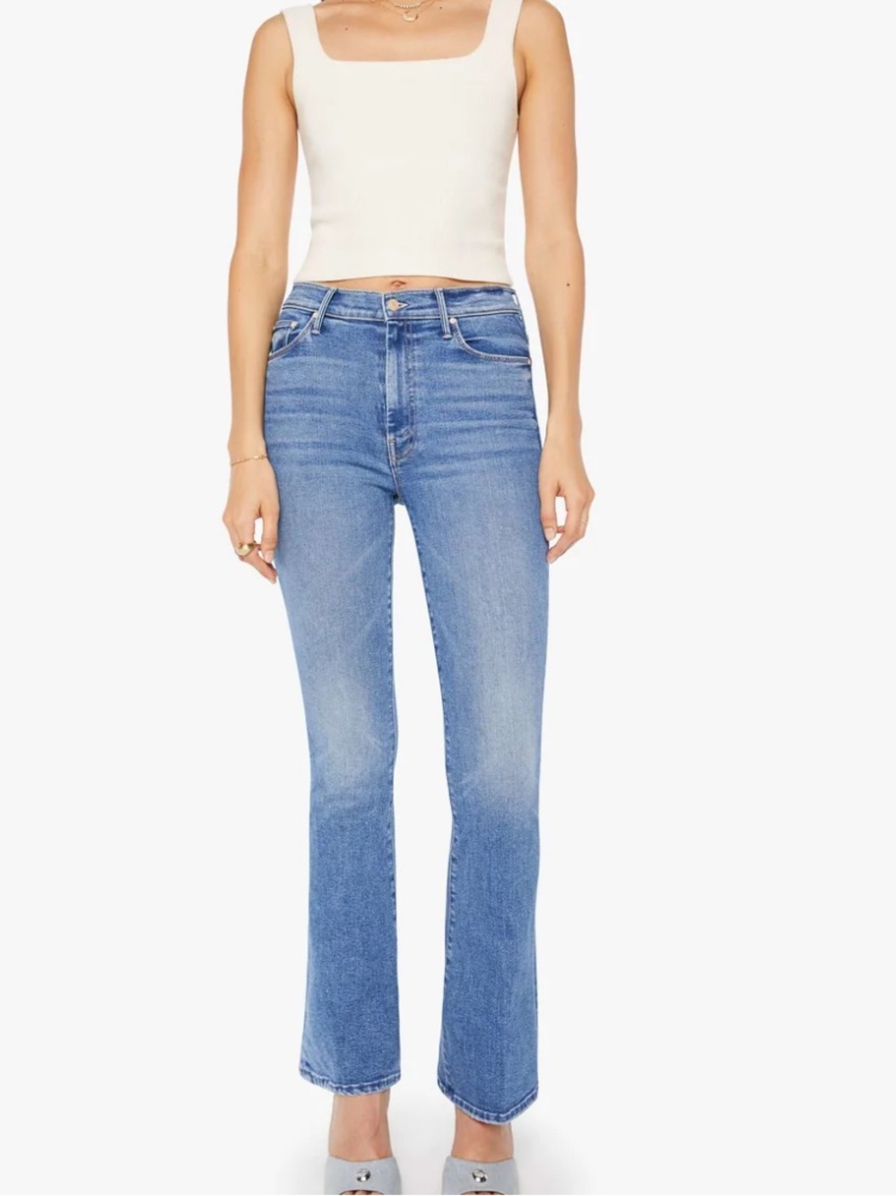 Mother High Waisted Weekender Skimp Size 31
